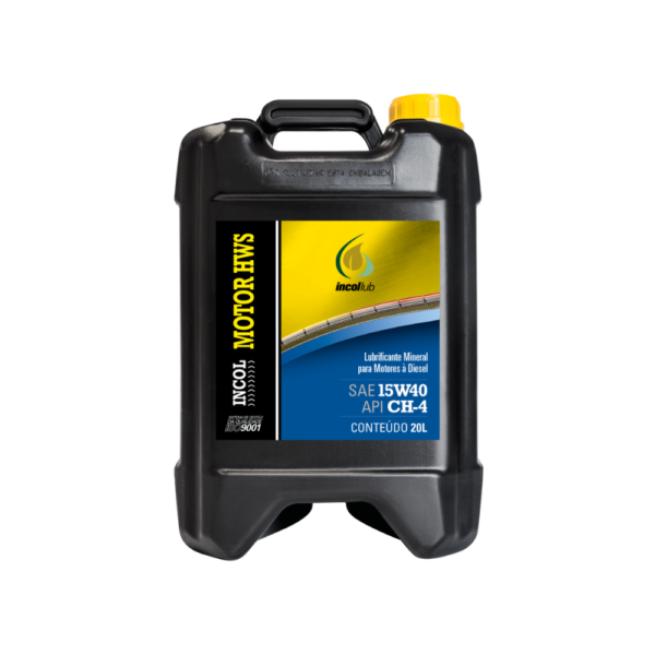 OLEO MOTOR DIESEL SAE 15W40 INCOL LUB GALÃO 20L (MOTOR DIESEL NOVO)