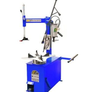 DESMONTADOR PNEUS MDE500 ARO 13/22 BRAÇO APOIO MANUAL MONOFASICO 220V AZUL JM