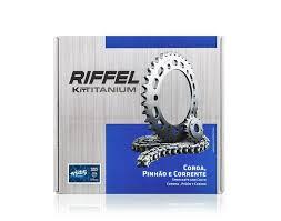 KIT RELA&Ccedil;&Atilde;O BROS 150 50X17/428X130/1045 TITANIUM RIFFEL