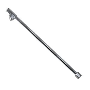 BICO INFLADOR DUPLO 35CM RETO ANGULAR ROSCA 1/4 FEMEA