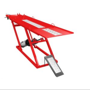 RAMPA PNEUMATICA MOTO 2 PISTAO 350KG VERMELHA JM