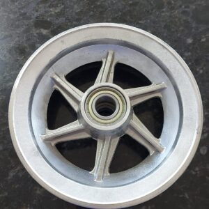 RODA INDUSTRIAL ARO 08 - ALUMINIO ROLAMENTO 6205 25MM 3.25/4.00X08 CARRETINHA(3.00/3.25/3.50/4.00X8)
