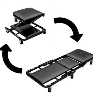 CARRO ESTEIRA PARA MECANICO COM ENCOSTO DOBRAVEL