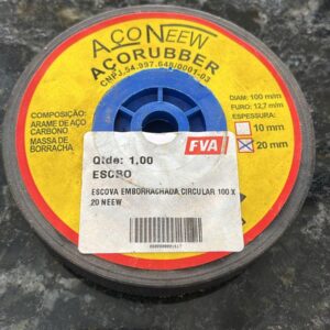 ESCOVA EMBORRACHADA 100X10 MM SDM