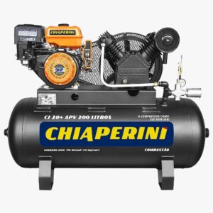 COMPRESSOR DE AR CHIAPERINI 20PCM 175LBS V2 9HP GASOLINA PARTIDA ELETRICA