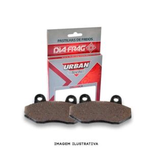 PASTILHA FREIO DIANTEIRA TITAN150(09+)/BROZ160(15)/FAZER250(16) URBAN TECH DIAFRAG