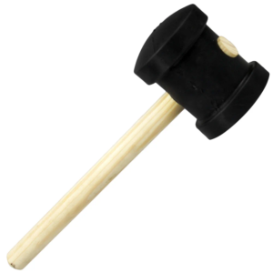 MARTELO BORRACHA 80MM X 800 Gr.